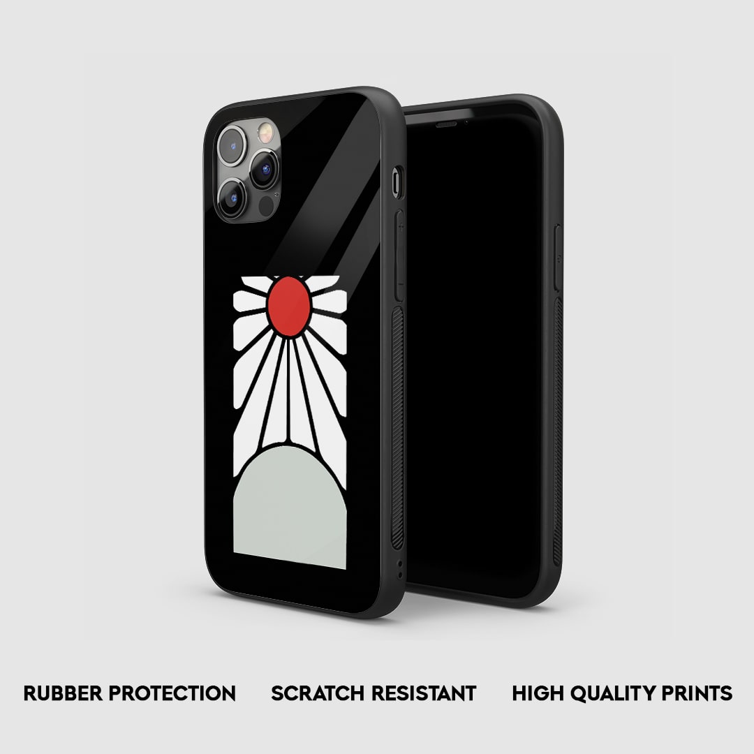 Tanjiro Earrings Design Silicone Armored Phone Case by Anime Phone Cover