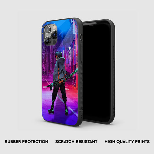 Tanjiro Street Silicone Armored Phone Case by Anime Phone Cover