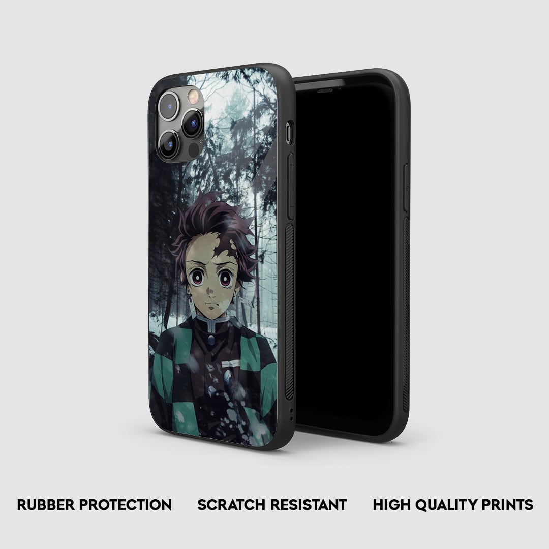 Tanjiro Winter Silicone Armored Phone Case by Anime Phone Cover