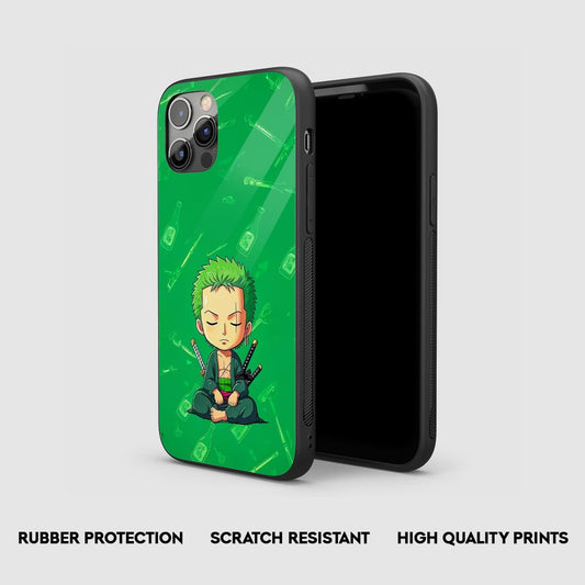 Zoro Chibi Silicone Armored Phone Case