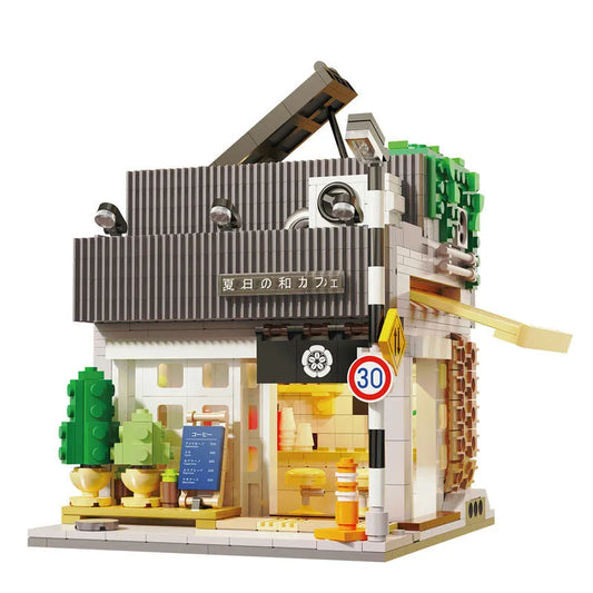 Creator MOC Japanese Summer Coffee Shop Bricks Toys 66007
