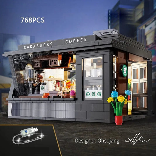 MOC Creator Expert Cafe Store Shop Bricks Toys C66005