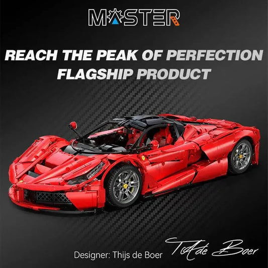 Tech MOC Ferrari LA Ferrari Super Racing Car Bricks Toy EU