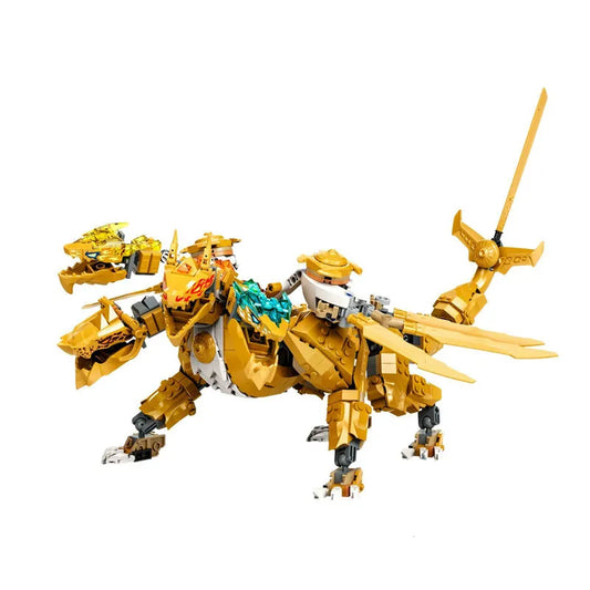 Building Block Ninjago MOC Golden Ultra Dragon 60011 Bricks Toy