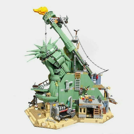 Building Blocks Welcome Apocalypseburg Statue Of Liberty Bricks Toy