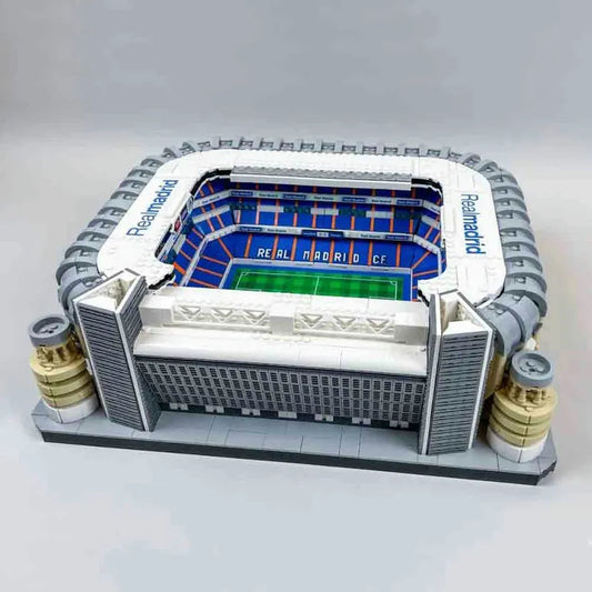 City Expert MOC Real Madrid Football Stadium Bricks Toys