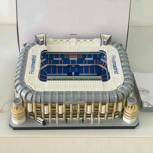 City Expert MOC Real Madrid Football Stadium Bricks Toys