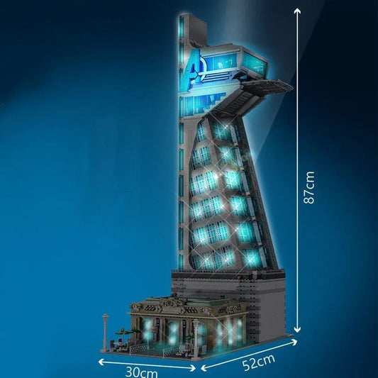 Movie MOC Avengers Super Hero Tower Bricks Toys