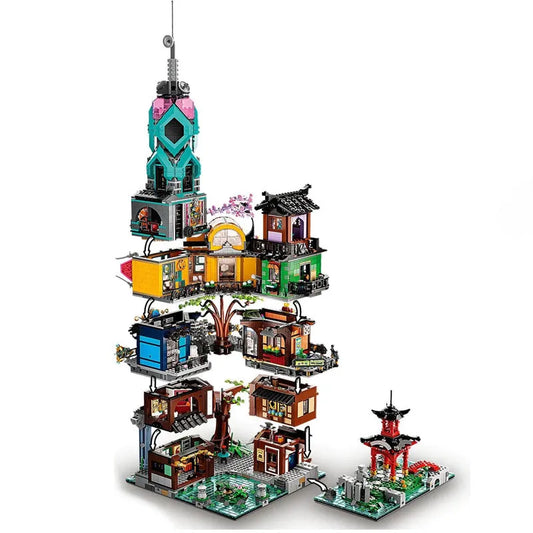 Ninjago MOC X19006 City Gardens Bricks Toys EU