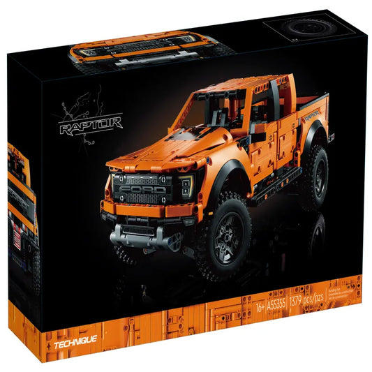 Tech MOC A55355 Ford F-150 Raptor Pickup Truck Bricks Toy