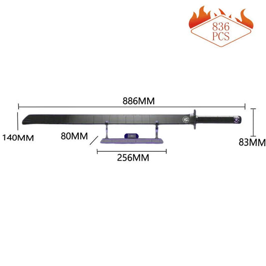 MOC Creative Expert Magic Blade Sword Bricks Toys