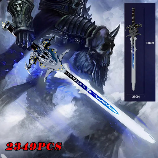 MOC Movie Games Frostmourne Sword Knife Bricks Toys