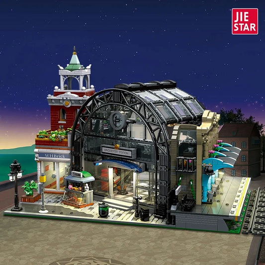 Creator Expert The MOC Train Station Meeting Point Bricks Toys