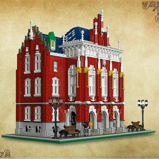 MOC 89123 Creator Expert City University Bricks Toys