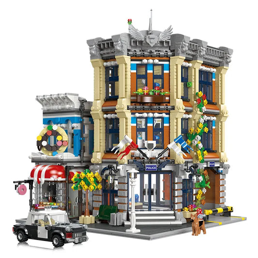 MOC 89134 Creator Expert City Police Station Bricks Toy