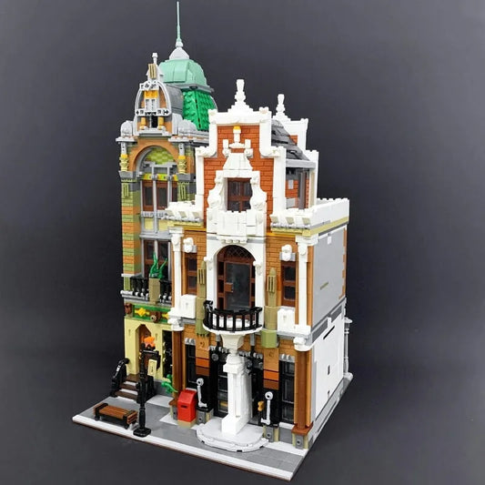 MOC Creator City Street Expert Post Office Bricks Toy EU