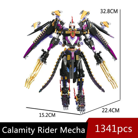 MOC Endless Dawn Calamity Knight Mecha Rider Bricks Toys