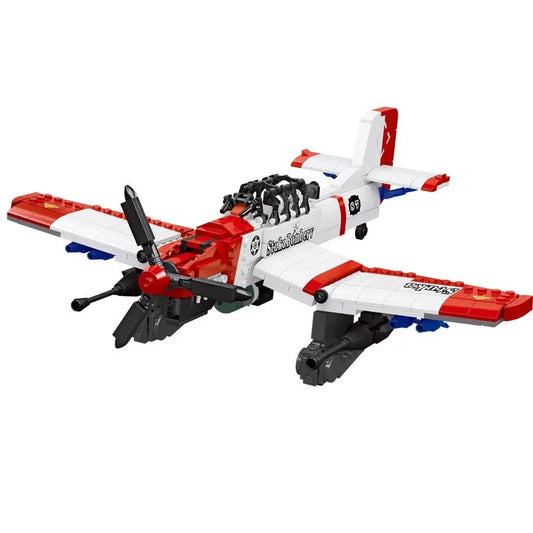 MOC WW2 Bomber Stuka Aircraft Bricks Model Kids Toy