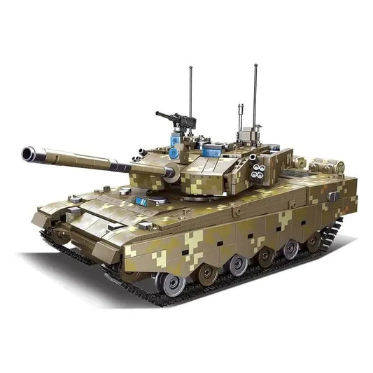 MOC ZTZ 99A Main Battle Tank Bricks Model Kids Toys