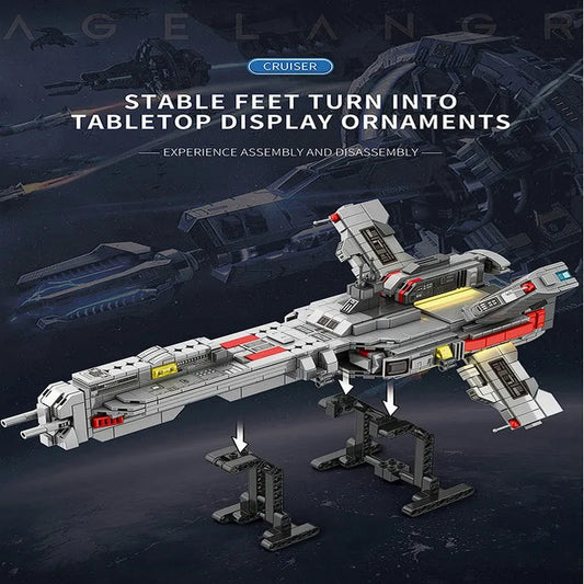 INFINITE UNIVERSE LAGRANGE Cosmic Space Cruiser Bricks Toy