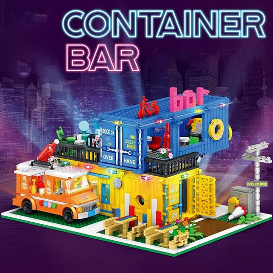MOC Creator Experts Container Bar Bricks Kids Toys