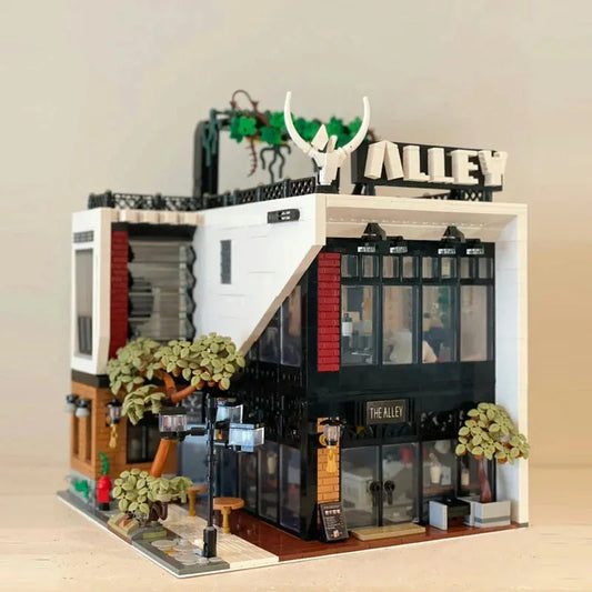 City Street Experts Deers Bubble MOC Tea Shop Bricks Toys