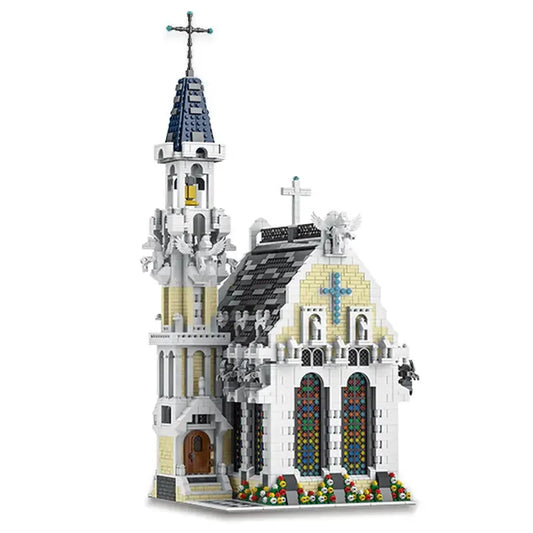 MOC Creator Expert Medieval City Church Bricks Toy 033006