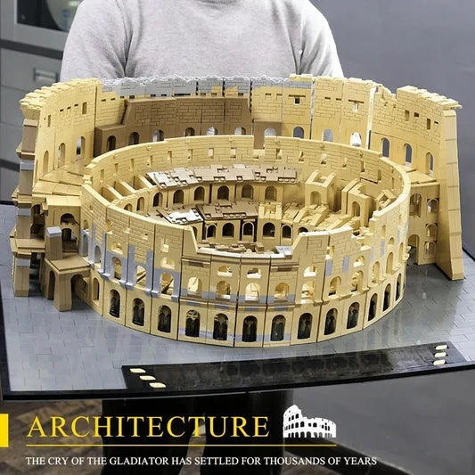Architecture MOC Creator Expert Rome Colosseum Bricks Toy