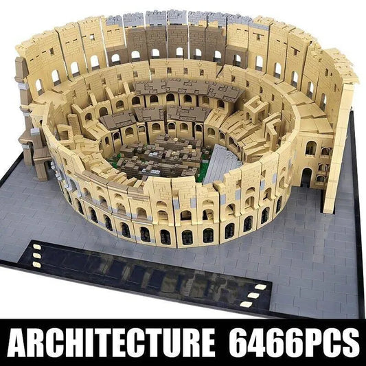 Architecture MOC Creator Expert Rome Colosseum Bricks Toy