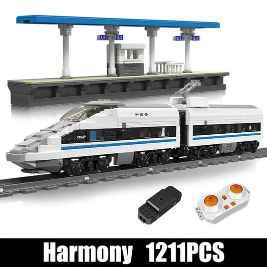 Tech RC Railway CRH380A High Speed Train Bricks Toy