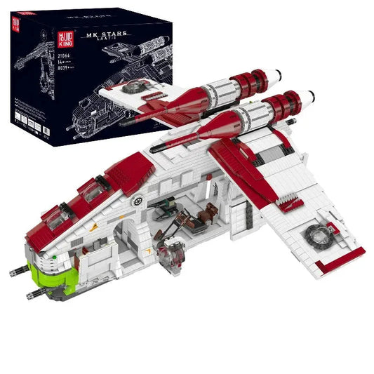 Star Wars UCS MOC Republic Gunship Cruiser Bricks Toys