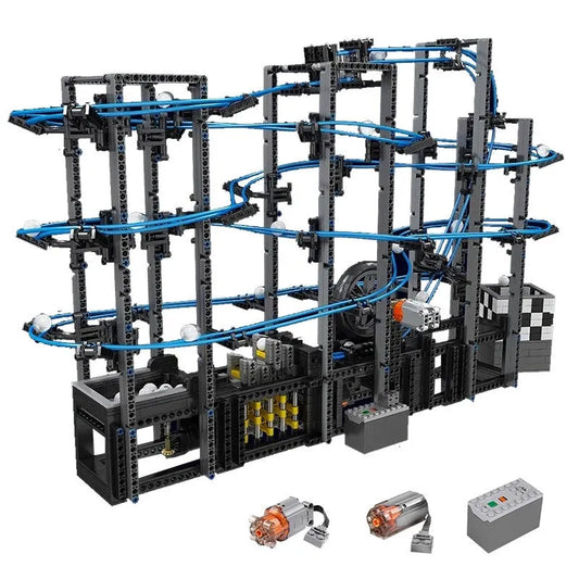 Motorized Ball Contraption Marble Run Bricks Kids Toys