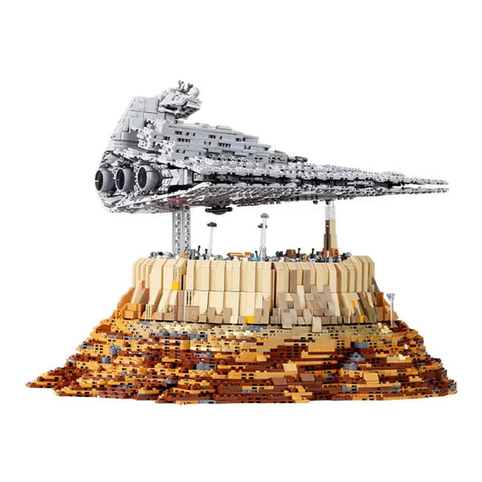 Star Wars MOC UCS The Empire Over Jedha City Bricks Toys