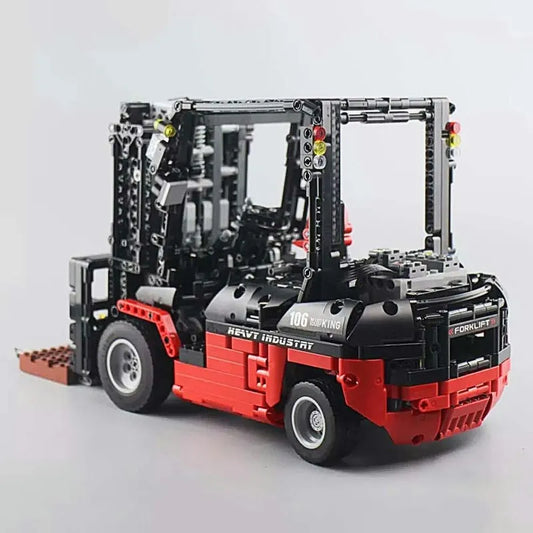 Tech MOC 13106 RC APP City Forklift Loader Truck Bricks Toy