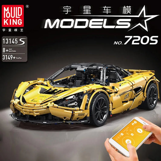 Tech MOC McLaren 720S Super Racing Car Bricks Toys 13145S
