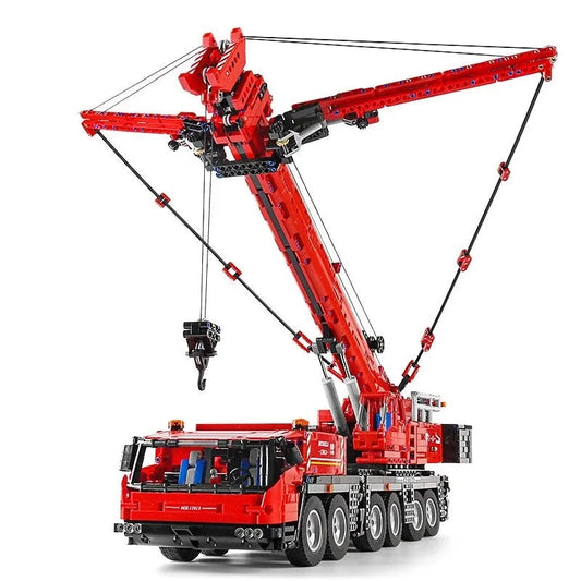Tech MOC RC Heavy GMK Mobile Crane Truck Bricks Toy 17013