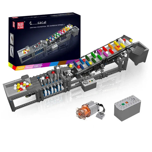 Technic Motorized Great Contraption Ball Bricks Toy