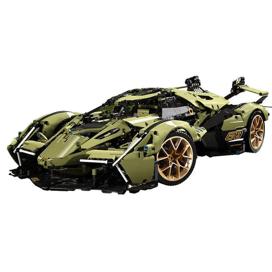 Tech MOC Lambo V12 Vision GT Racing Car Bricks Toys EU