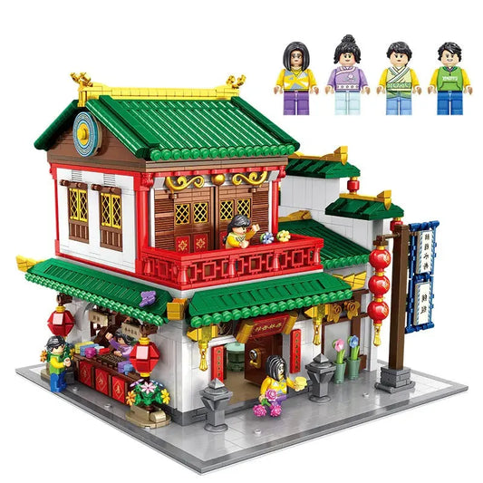 Expert Creator China Town Ancient Fragrance Shop Bricks Toy