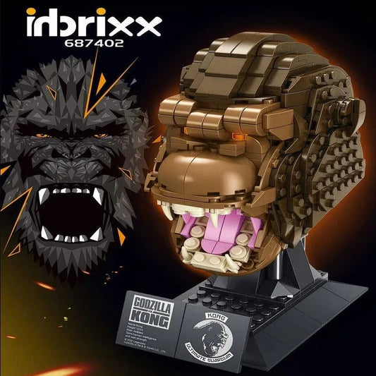 Idea Expert MOC King Kong Head Bricks Toys 687402