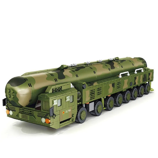 Military DF41 Intercontinental Nuclear Missiles Bricks Toy