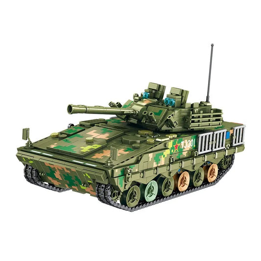 Military MOC 04A Infantry Fighting War Vehicle Bricks Toys