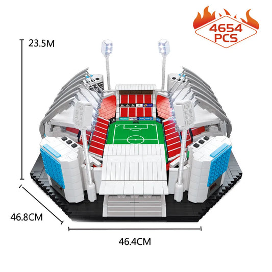 City Street Expert Soccer MOC Football Stadium Bricks Toys