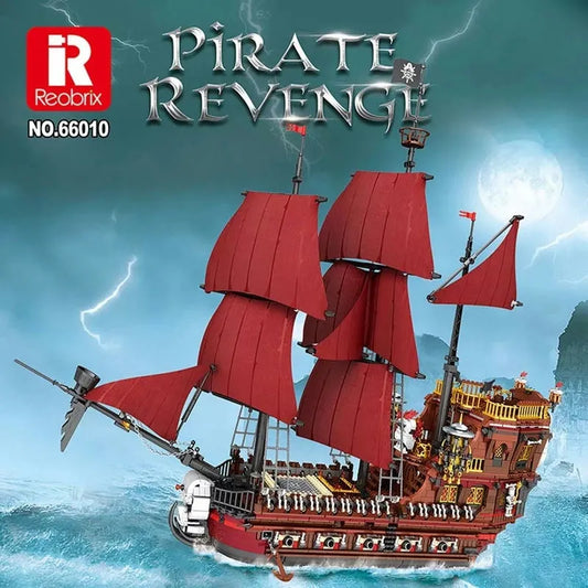 Creator MOC The Royal Pirate Revenge Ship Bricks Toys