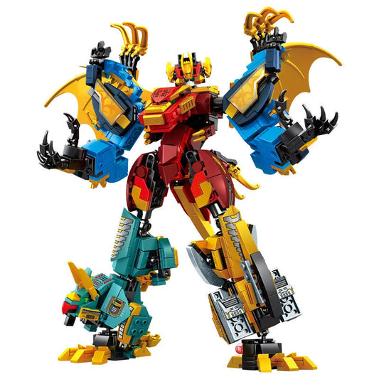Mecha Deformation Dinosaur Transformation Bricks Toys