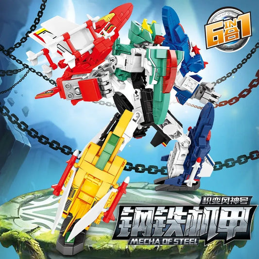 Mecha Transformation Planes Robot Fighter Bricks Toy