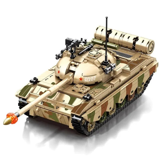 Military USA Army Type 88A Main Battle Tank Bricks Toy