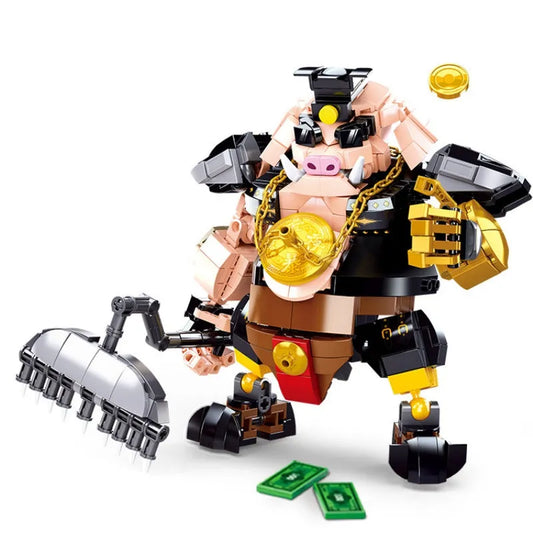 Movie King Monkie Pig Warrior Mecha Bricks Toy