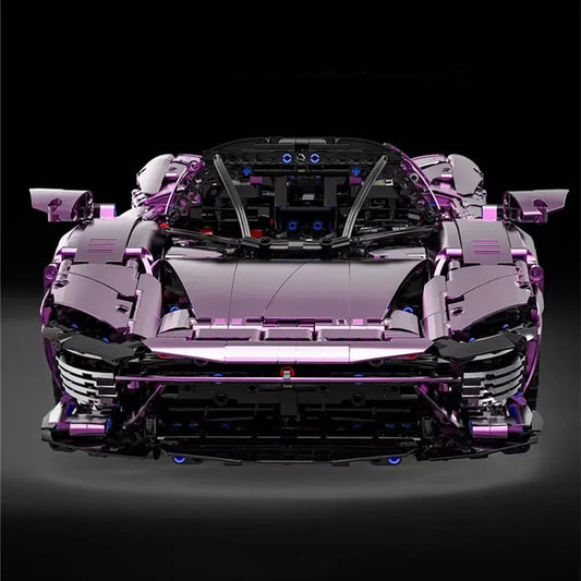 Tech MOC Ferrari Daytona SP3 Supercar Bricks Toys 006-1