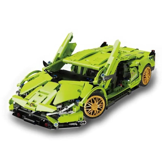 Tech MOC Lambo Sian FKP37 Racing Car Bricks Toy T2007
